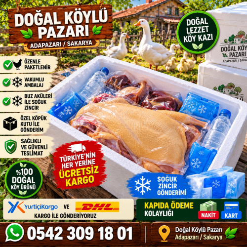 ORGANİK KAZ ETİ (3 - 3,5 KG)