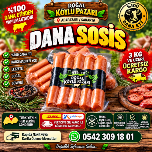 %100 Dana Sosis 1 kg